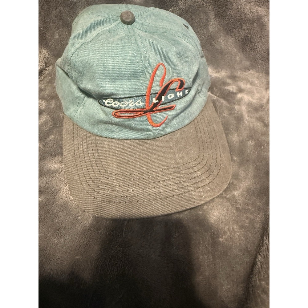 Vtg Adjustable Coors Lite Baseball Cap K-products Made In USA